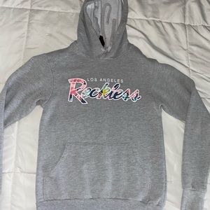 YOUNG & RECKLESS grey hoodie